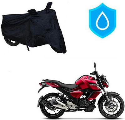 DeepShakshi AUTOMOTIVE Waterproof Two Wheeler Cover for Yamaha(FZ-S, Black)