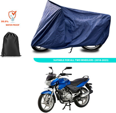 CODOKI Waterproof Two Wheeler Cover for Bajaj(Discover 135, Blue)
