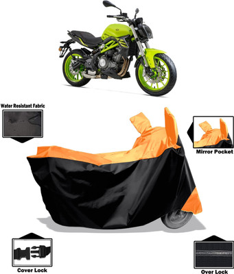 Amexride Two Wheeler Cover for Benelli(302 S, Orange)