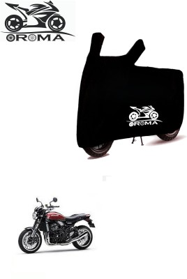 THE REAL ARV Waterproof Two Wheeler Cover for Kawasaki(Z900 RS Cafe Racer BS6, Black)