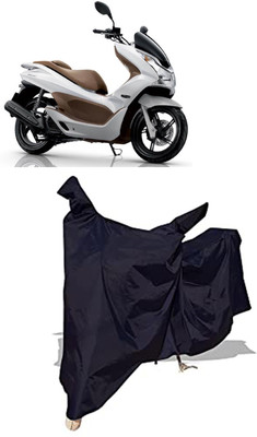 Amexride Two Wheeler Cover for Honda(PCX 125, Black)