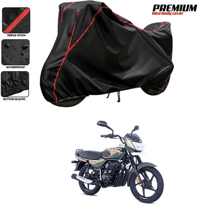PAGORA Waterproof Two Wheeler Cover for Bajaj(CT100, Black)