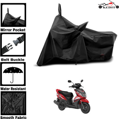 KEDIT Two Wheeler Cover for Universal For Bike(Ray ZR BS6, Black)