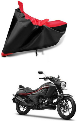 AutoGalaxy Waterproof Two Wheeler Cover for Suzuki(Intruder, Red, Black)