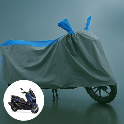 CODOKI Waterproof Two Wheeler Cover for Yamaha(NMax 155, Grey, Blue)