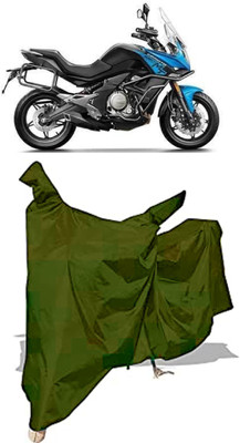 Amexride Two Wheeler Cover for CFMoto(650MT, Maroon)