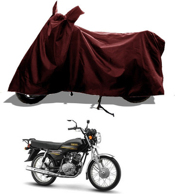 GROFATIK Two Wheeler Cover for Yamaha(Crux, Maroon)