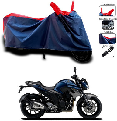 DeepShakshi AUTOMOTIVE Waterproof Two Wheeler Cover for Yamaha(Red, Blue)