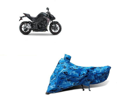 Anlopeproducts Waterproof Two Wheeler Cover for Kawasaki(Z900 BS6, Blue)