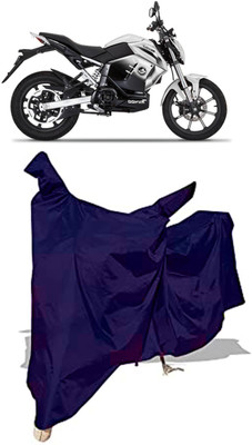 Amexride Two Wheeler Cover for Revolt(RV 400, Blue)