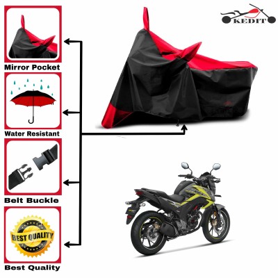 AASHTIK MART Two Wheeler Cover for Honda(Hornet 2.0, Red, Black)