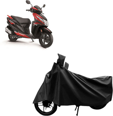 OM ENTERPRISES Waterproof Two Wheeler Cover for Honda(Dio, Black)
