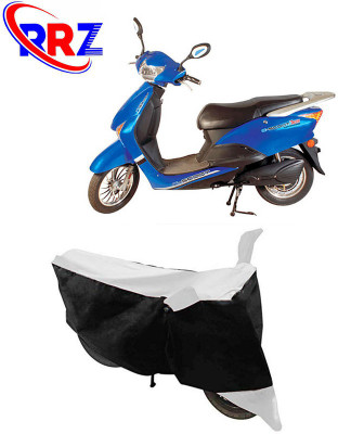 RRZ Waterproof Two Wheeler Cover for Avon(E Scoot, Black, White)