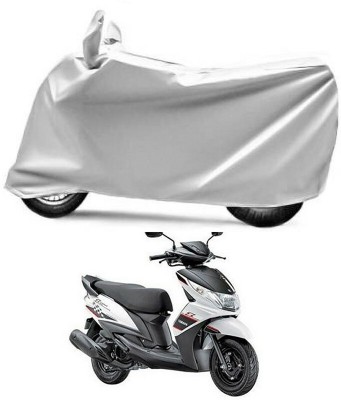 AutoTiger Two Wheeler Cover for Yamaha(Ray Z, Silver)