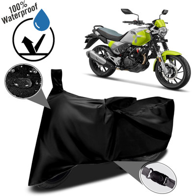 ROYAL AUTO MART Waterproof Two Wheeler Cover for Hero(Xpulse 200T, Black)