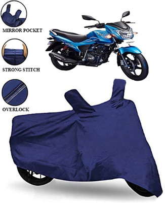MMSSTAR Waterproof Two Wheeler Cover for TVS(Victor New, Blue)