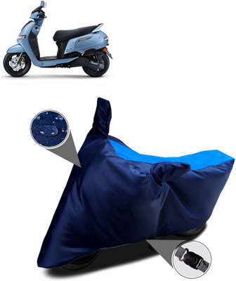 AutoGalaxy Waterproof Two Wheeler Cover for TVS(iQube, Blue)