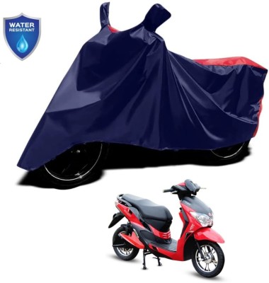 JSJINSIL Waterproof Two Wheeler Cover for Hero(Electric Dash, Red, Blue)