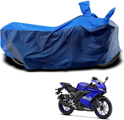 DeepShakshi AUTOMOTIVE Waterproof Two Wheeler Cover for Yamaha(R15 V3, Blue)