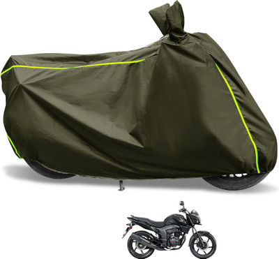 Euro Care Waterproof Two Wheeler Cover for Honda(CB Trigger, Green)