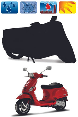 AUTOCAD Waterproof Two Wheeler Cover for Vespa(Vespa SXL 125, Black)