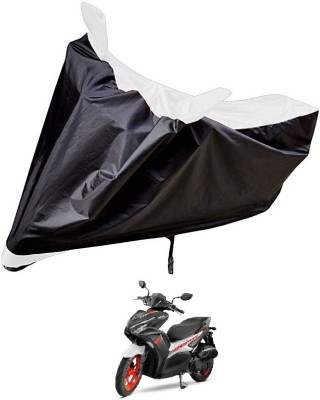 MOCKHE Two Wheeler Cover for Yamaha(Aerox 155 Maxi, White)