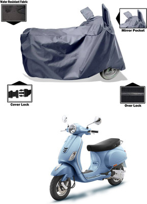 CODOKI Waterproof Two Wheeler Cover for Vespa(ZX 125 BS6, Grey)