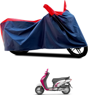 PAGORA Waterproof Two Wheeler Cover for Honda(Activa i, Black, Red)