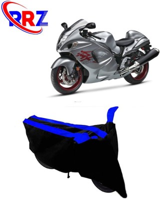 RRZ Waterproof Two Wheeler Cover for Suzuki(GSX R1300 Hayabusa, Black, Blue)