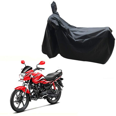 KEDIT Two Wheeler Cover for Hero(Passion Pro, Black)