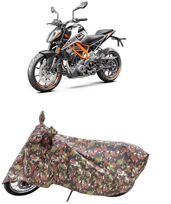Coxtor Waterproof Two Wheeler Cover for KTM(250 Duke BS6, Multicolor)