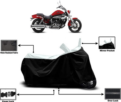 Amexride Two Wheeler Cover for Hyosung(Aquila Pro 650, White)