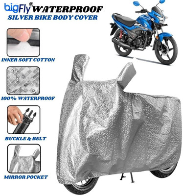 BigFly Waterproof Two Wheeler Cover for Honda(Livo, Silver)