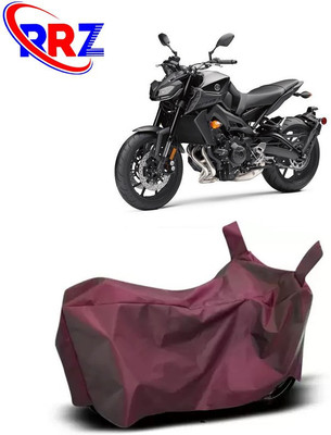 RRZ Waterproof Two Wheeler Cover for Yamaha(MT-09, Maroon)