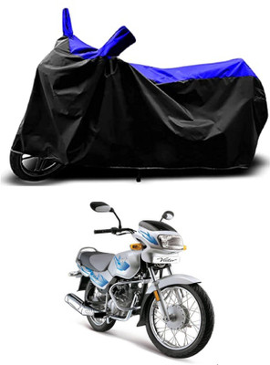 VESMEI Two Wheeler Cover for TVS(Victor Edge, Blue)