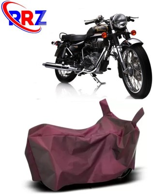 RRZ Waterproof Two Wheeler Cover for Royal Enfield(Electra Delux, Maroon)