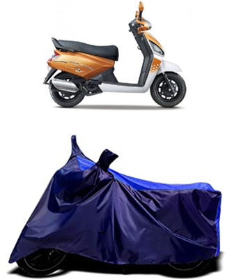 VESMEI Two Wheeler Cover for Mahindra(Gusto 125, Blue)