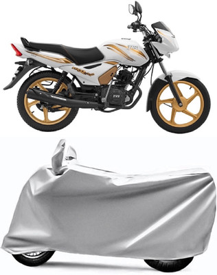 XOCAVO Two Wheeler Cover for TVS(Star Sport, Silver)