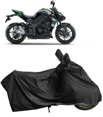 MMSSTAR Waterproof Two Wheeler Cover for Kawasaki(Z1000 BS6, Black)