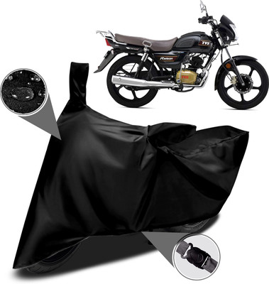 Mdstar Waterproof Two Wheeler Cover for TVS(Radeon, Black)
