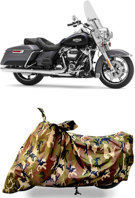VESMEI Waterproof Two Wheeler Cover for Harley Davidson(Road King, Multicolor)