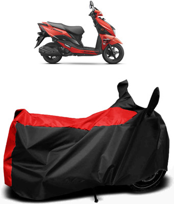 MMSSTAR Waterproof Two Wheeler Cover for Suzuki(Avenis 125, Red, Black)