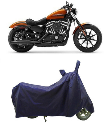 Coxtor Waterproof Two Wheeler Cover for Harley Davidson(Iron 883, Blue)