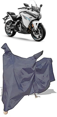 Amexride Two Wheeler Cover for CFMoto(650GT BS6, Grey)