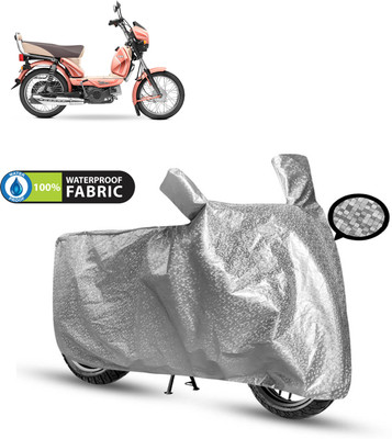 PAGORA Waterproof Two Wheeler Cover for TVS(XL 100, Silver)