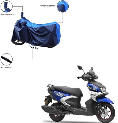 Furnish Flow Two Wheeler Cover for Yamaha(RayZR 125 Fi, Blue)