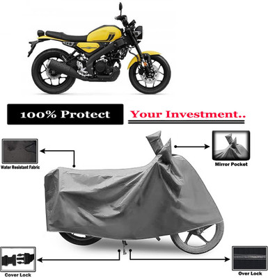 Amexride Two Wheeler Cover for Yamaha(XSR155 BS6, Grey)