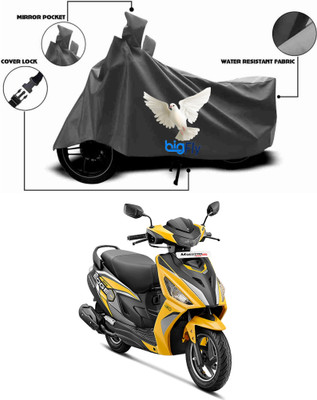 BigFly Waterproof Two Wheeler Cover for Hero(Maestro Edge 125, Grey)