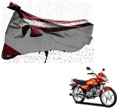 MISSION COLLECTION Waterproof Two Wheeler Cover for Hero(CD deluxe, Maroon)