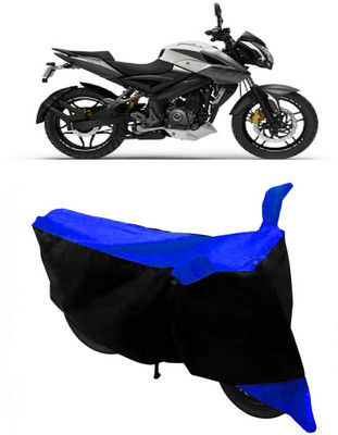 GANPRA Two Wheeler Cover for Bajaj(250SR, Black, Blue)